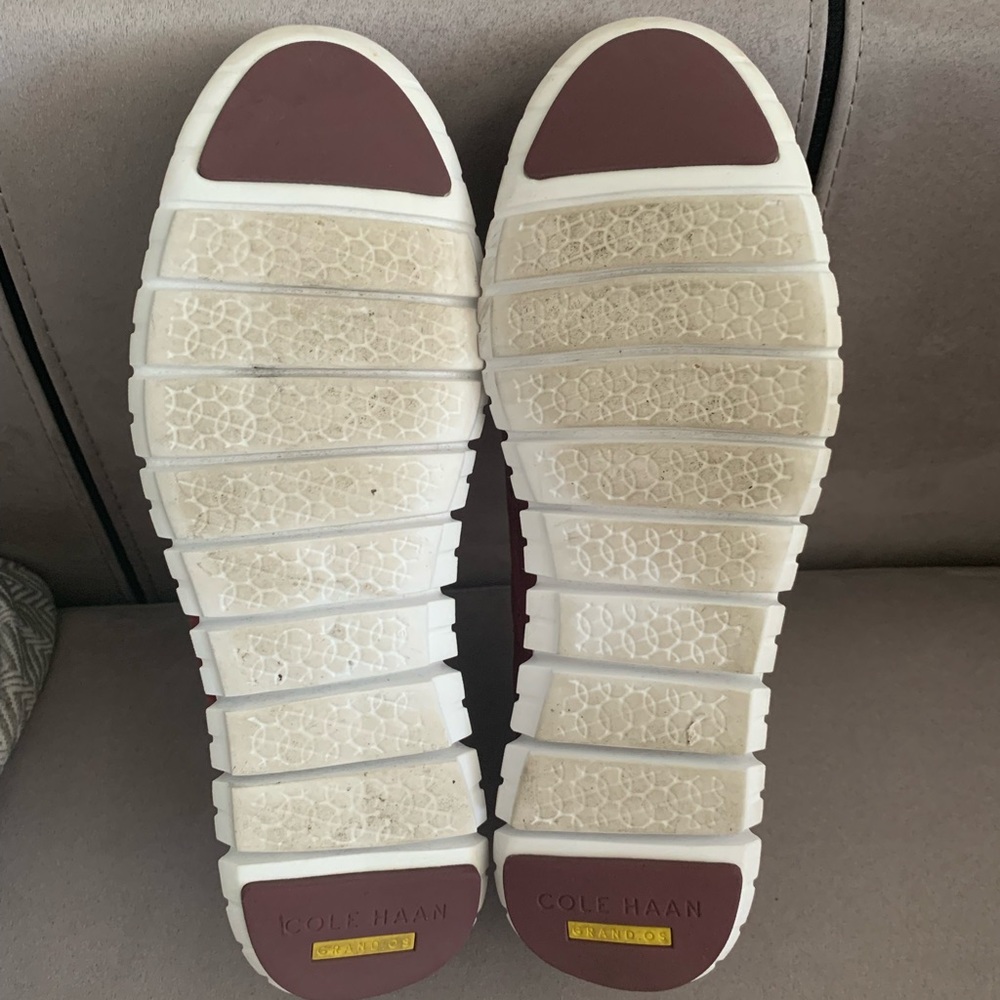 Cole Haan ZeroGrand Burgundy Wingtip Oxfords size 10 - Picture 14 of 15